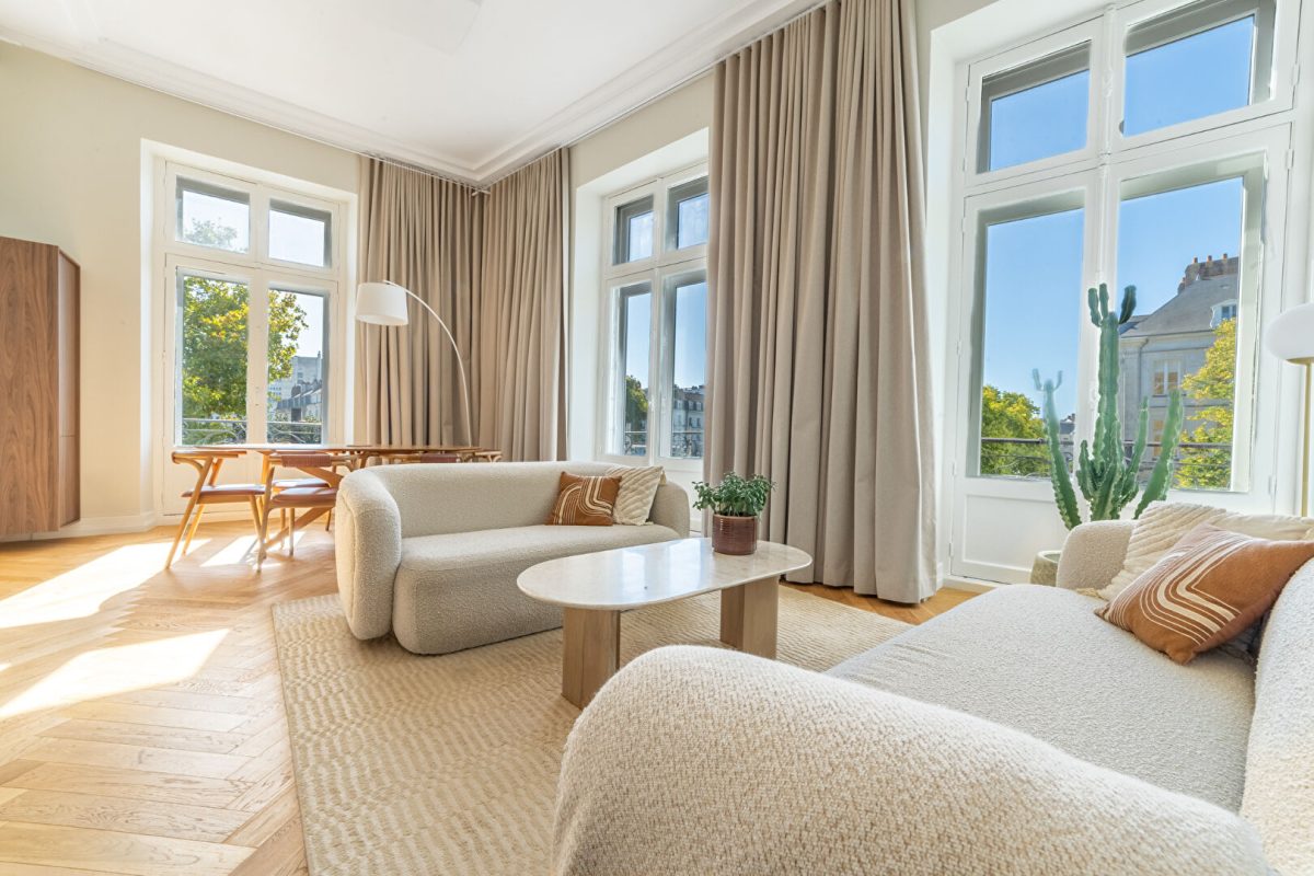 Nantes - Centre-ville, Type 4  + T2 attenant haut de gamme