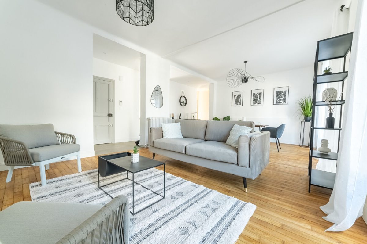 Nantes - Saint Pasquier : Appartement de caractère rénové par architecte