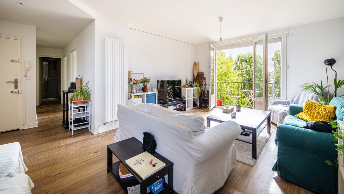 Nantes - Beauséjour : T3 avec balcon, cave et parking
