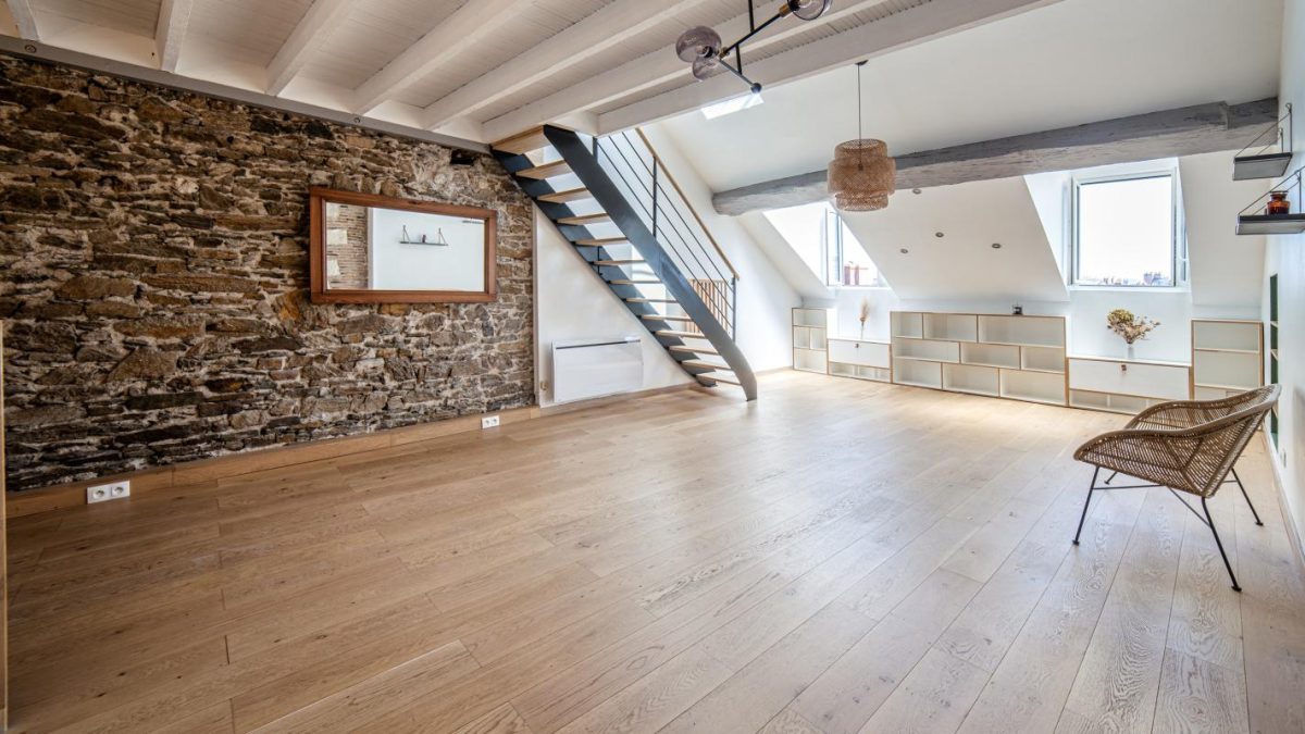 Nantes - Commerce : Triplex meublé avec vue dégagée